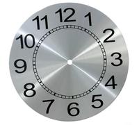 BlesConi Repuesto de esfera de reloj de 243 mm, aluminio dorado con números arábigos para proyectos de reloj de pared de cuarzo