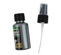 BlesConi Señuelo con aroma a pescado, 30 ml, fórmula para cebo vivo y señuelos, apto para peces de agua dulce y de mar, color negro