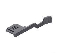 BlesConi Soporte de pulgar de aleación de aluminio para Canon R50V, agarre ergonómico con textura antideslizante (negro)