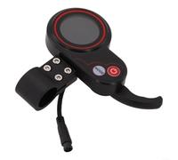 BlesConi Tablero de instrumentos LCD de 6 pines para scooter eléctrico Kukirin M4/M4 Pro, accesorio de controlador de velocidad de pantalla ABS