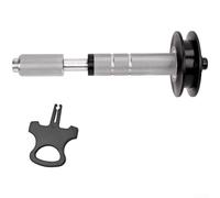 BlesConi Tensor y limpiador de cadena de bicicleta para eje pasante 142-148 mm, para protector de marco de aleación con rodillos de baja fricción