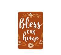 Bless Our Home On Orange - Ambientadores para coche, 4 unidades, tarjetas perfumadas colgantes, tarjetas perfumadas para tabletas de aromaterapia de coche