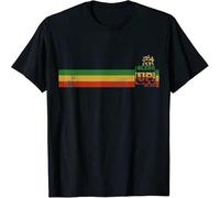 Bless uP Rasta Jamaica Roots Rock Reggae Mens T-Shirt Black L