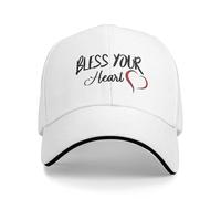 Bless Your Heart Gorra de béisbol con Letras de Arte KPOP Rock Dropshipping Gorra de Camionero Unisex-Teens Casual Print Baseball Caps