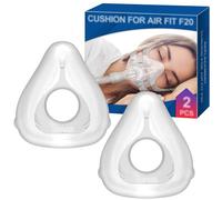 BlessEase Paquete de 2 máscaras de repuesto (L) para Airfit F20, sellado fiable y ajuste más suave, compatible con marco original, suministros de cojín de repuesto duraderos y de gran valor (L)