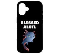 Blessed Alotl - Axolotl Christian Faith Adult & Kids Carcasa para iPhone 16