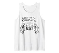 Blessed Are The Cheesemakers Regalo para Hacer Queso Camiseta sin Mangas