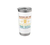 Blessed Are The Welder Fabricators Funny Welders Welding Vaso térmico de acero inoxidable de doble pared