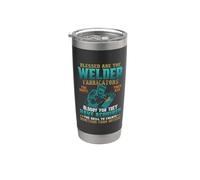Blessed Are The Welder Fabricators Welding Welders Vaso térmico de acero inoxidable de doble pared