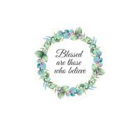 Blessed are those who believe: Lined notebook for children or adults | Inspirational gift | Gift for a girl or woman | Christian journal for kids or adults