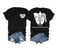 Blessed are Those Who Mourn for They Shall Be Comforted Camiseta Freedom, Negro, XL