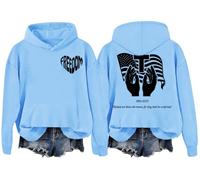 Blessed Are Those Who Mourn For They Shall Be Comforted - Sudadera con capucha Freedom, Azul (carolina blue), XL