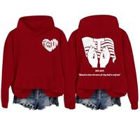 Blessed Are Those Who Mourn For They Shall Be Comforted - Sudadera con capucha Freedom, Burdeos, L