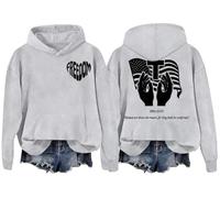 Blessed Are Those Who Mourn For They Shall Be Comforted - Sudadera con capucha Freedom, gris, 3XL