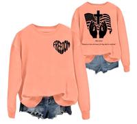 Blessed Are Those Who Mourn For They Shall Be Comforted - Sudadera Freedom, naranja, L