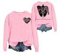 Blessed Are Those Who Mourn For They Shall Be Comforted - Sudadera Freedom, rosa, L