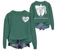 Blessed Are Those Who Mourn For They Shall Be Comforted - Sudadera Freedom, verde, M