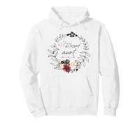 Blessed Aunt Floral EST 2025 Funny Floral Día de la Madre Sudadera con Capucha