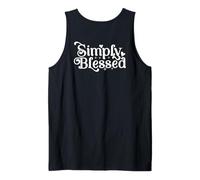 Blessed Beyond Measure Simply Blessing ART EN LA PARTE POSTERIOR Camiseta sin Mangas
