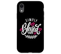 Blessed Beyond Measure Simply Blessing ART EN LA PARTE POSTERIOR Carcasa para iPhone XR