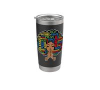 Blessed Black Queen Orando Madre Mandala Mujeres Negras Orar Vaso térmico de acero inoxidable de doble pared