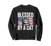 Blessed by A Cat Sudadera