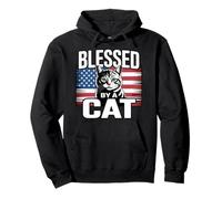 Blessed by A Cat Sudadera con Capucha