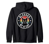 Blessed by A Cat Sudadera con Capucha
