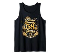 Blessed by God for 58 Years Old Women 58th Birthday Queen Camiseta sin Mangas