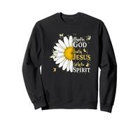 Blessed by God Loved by Jesus Led by Spirit Faith Sudadera
