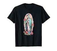 Blessed Christian Mom Accessories Mexican Girls Virgin Mary Camiseta