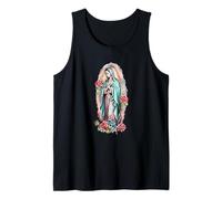 Blessed Christian Mom Accessories Mexican Girls Virgin Mary Camiseta sin Mangas