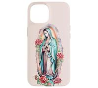 Blessed Christian Mom Accessories Mexican Girls Virgin Mary Carcasa para iPhone 15