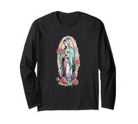 Blessed Christian Mom Accessories Mexican Girls Virgin Mary Manga Larga