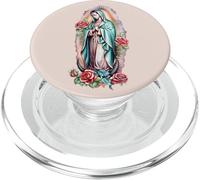 Blessed Christian Mom Accessories Mexican Girls Virgin Mary PopSockets PopGrip para MagSafe