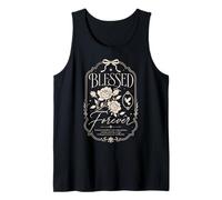 Blessed Forever Christian Faith Floral Rose Dove Vintage Camiseta sin Mangas