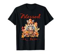 Blessed Is Best Christian, Lindo Mapache Vintage de otoño y otoño Camiseta