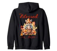 Blessed Is Best Christian, Lindo Mapache Vintage de otoño y otoño Sudadera con Capucha