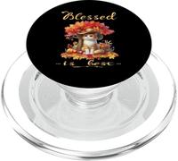 Blessed Is Best Cosecha de otoño y otoño Lindo Gato Vintage PopSockets PopGrip para MagSafe