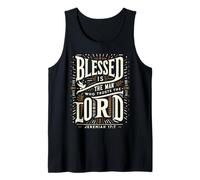 Blessed Is The Man Who Trusts The Lord Camiseta Dios Camiseta sin Mangas