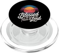 Blessed Is The Man Who Trusts The Lord Fe - PopSockets PopGrip para MagSafe