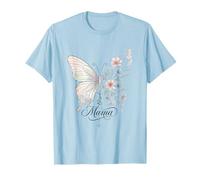 Blessed Mama Beautiful Butterfly Christian Día de la Madre Camiseta