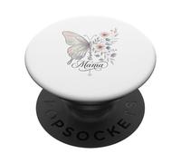 Blessed Mama Beautiful Butterfly Christian Día de la Madre PopSockets PopGrip Adhesivo