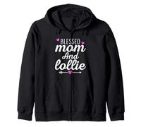 Blessed Mom And Lollie Grandma Shirt Grandmother Mothers Day Sudadera con Capucha