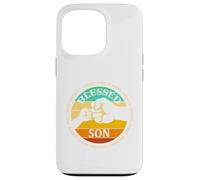 Blessed Son First Bump Inspira a una Familia Cristiana Carcasa para iPhone 13 Pro