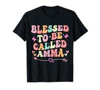Blessed To Be Called Amma Funny Amma Día de la Madre Camiseta