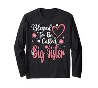 Blessed To Be Called Big Sister Flower Heart Mother's Day Manga Larga