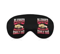 Blessed to Be Called DAD Sleep Masks Eye Cover Blackout con correa elástica ajustable Night Blindfold para Mujeres Hombres Yoga Travel Nap
