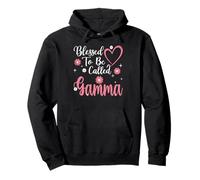 Blessed To Be Called Gamma Flower Heart Cute Mother's Day Sudadera con Capucha