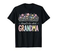 Blessed To Be Called Grandma Diseño Floral Camiseta